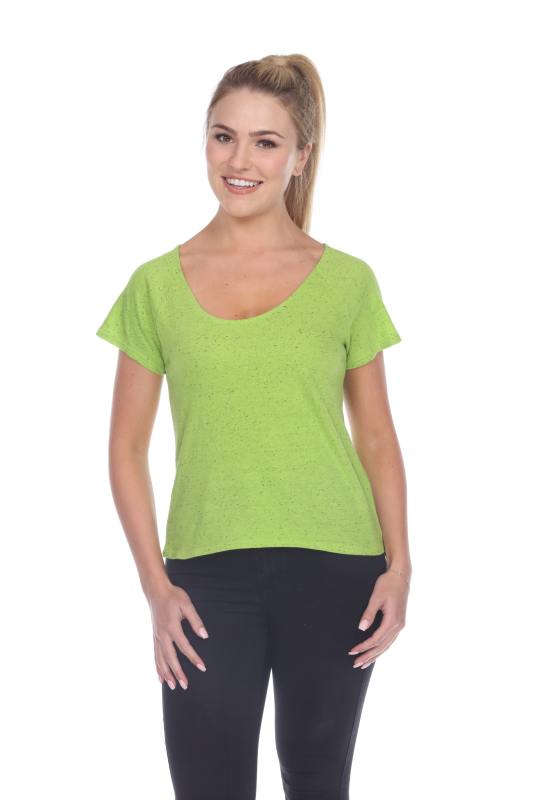1202 Junior's Cotton Nub Short Sleeve Crop Box Tee