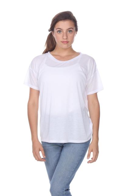 3306 Junior's Drop Shoulder Tee