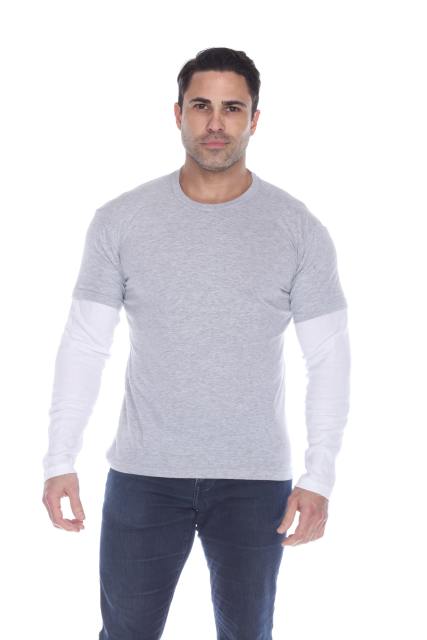 4760 Men's Thermal 2-fer Long Sleeve Jersey Tee