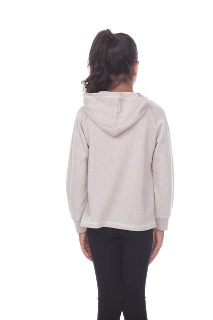 8906G Girls French Terry Pullover Hoodie