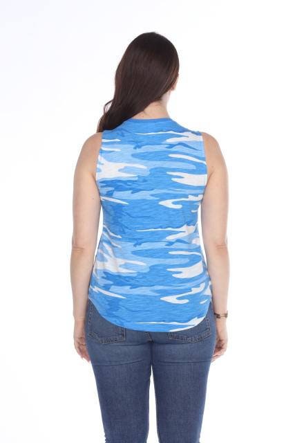 2009C Junior's Camo Print Muscle Tank