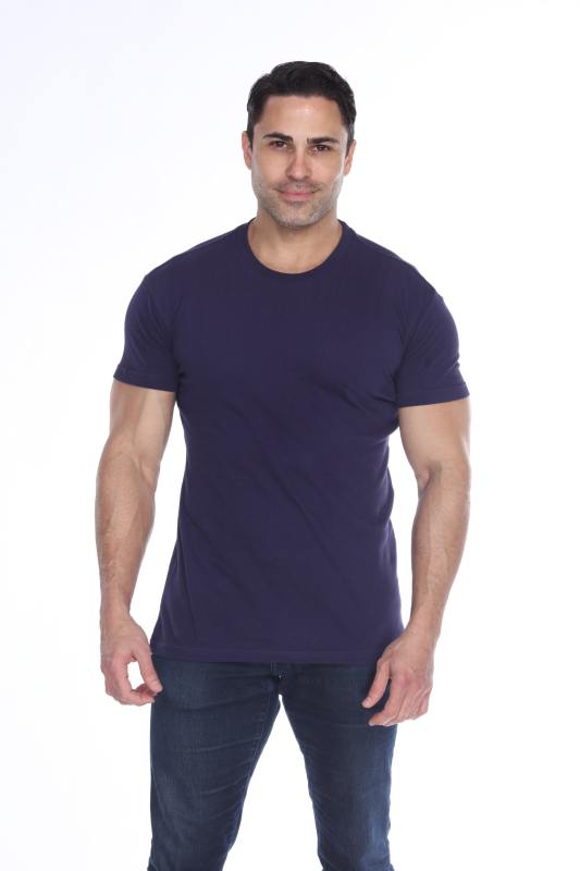 4600 Men's Slim Fit Short Sleeve Crew Neck Tee