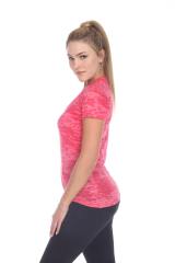 3503 Junior's Burnout V Neck Tee