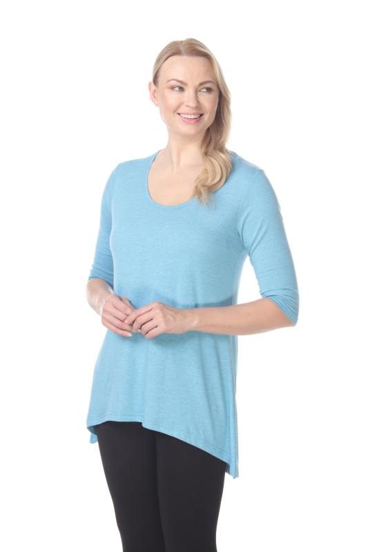 7308 Ladies Hi Lo Flowy Tunic