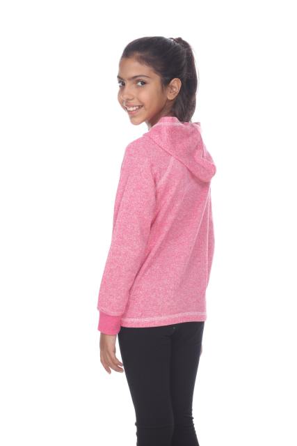 8906G Girls French Terry Pullover Hoodie