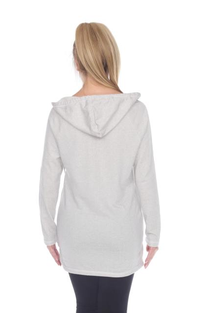 8905 Junior's French Terry Tunic Pullover Hoodie