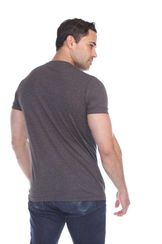 3600 Men's Short Sleeve CVC Blended Crew Neck Tee