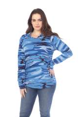 3606C Adult Unisex Camo Print Pullover Hoodie