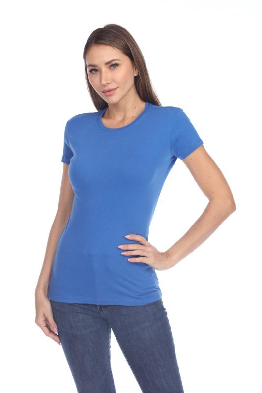 1000 Junior's Luxury Cap Sleeve Crew Neck Tee