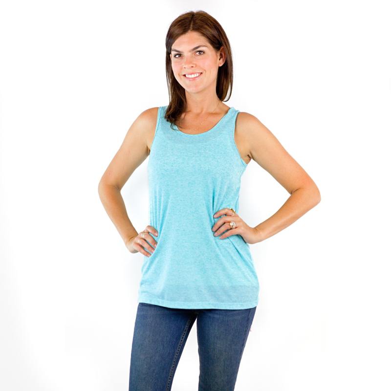 7305 Ladies Poly Linen Tank