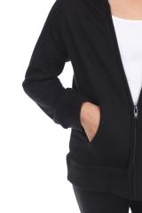 8902G Girls French Terry Llong Sleeve Zip Hoodie