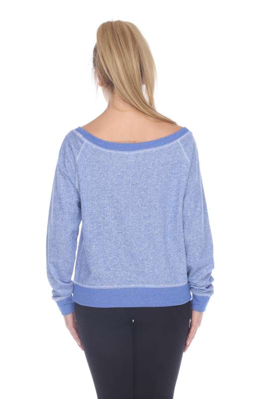 8904 Junior's French Terry Long Sleeve Pullover