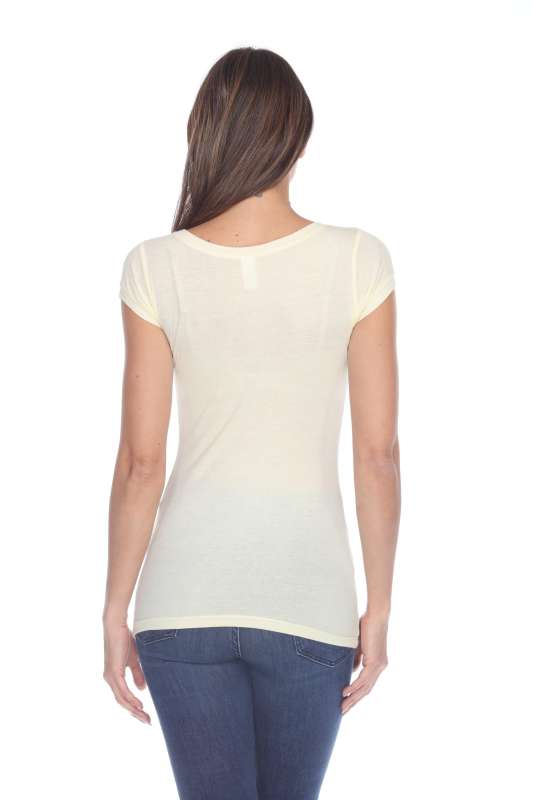 5001 Junior's Cap Sleeve Scoop Neck Tee