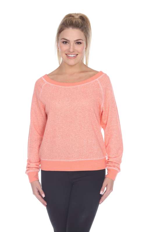 8904 Junior's French Terry Long Sleeve Pullover