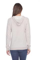 8902 Juniors French Terry Long Sleeve Zip Hoodie