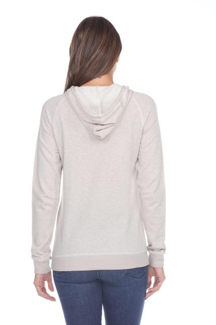 8902 Juniors French Terry Long Sleeve Zip Hoodie