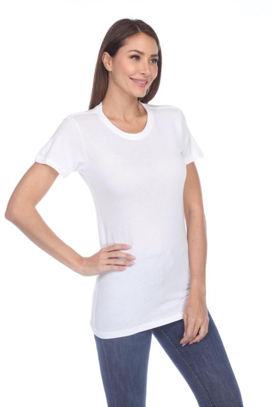 3900 Junior's Bamboo Blend Short Sleeve Crew Neck Tee