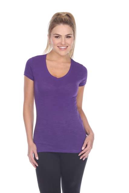 6053 Juniors Cap Sleeve Cotton Slub Tee