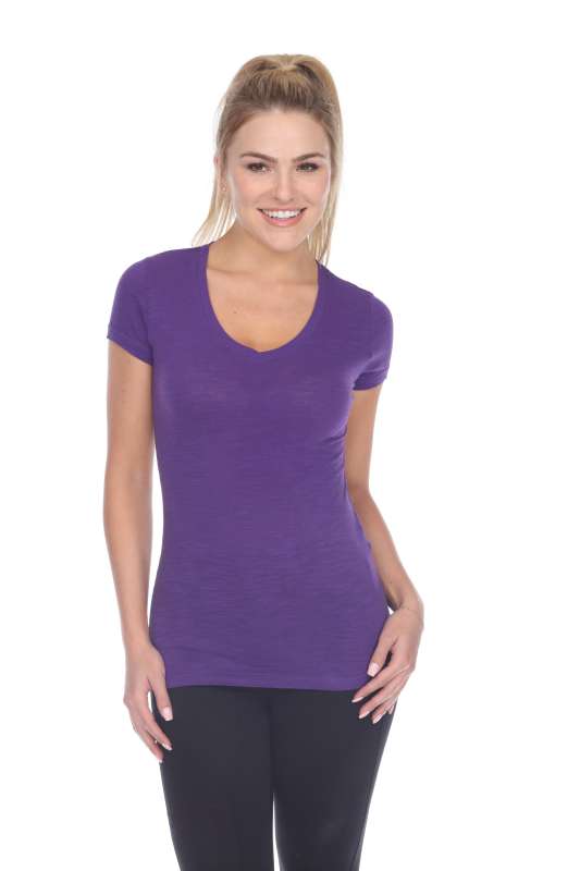 6053 Juniors Cap Sleeve Cotton Slub Tee