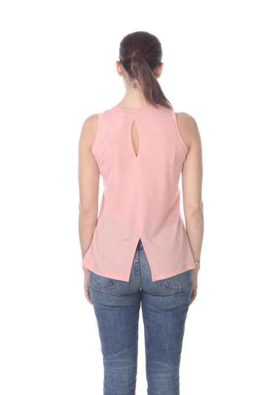 3311 Junior's Poly VIscose Tank Top with Slit Back