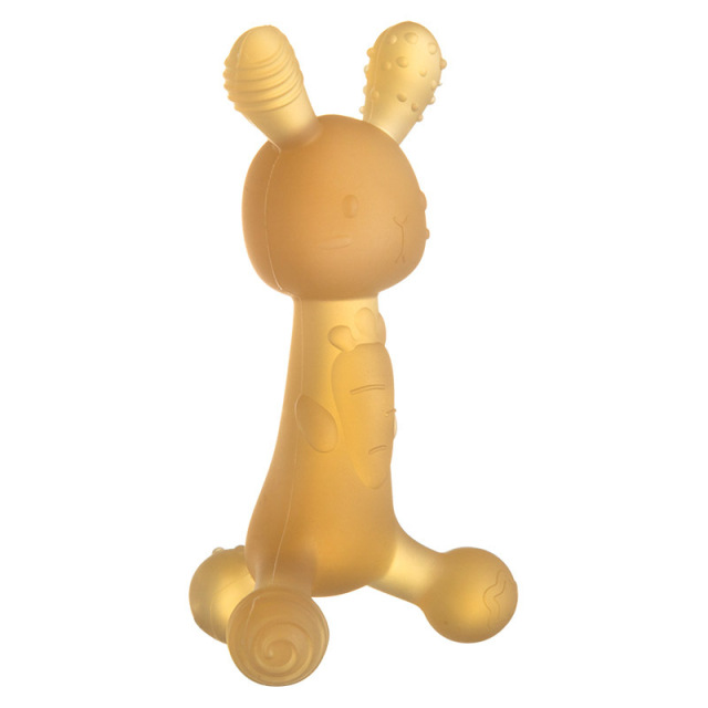 silica gel teether rabbit