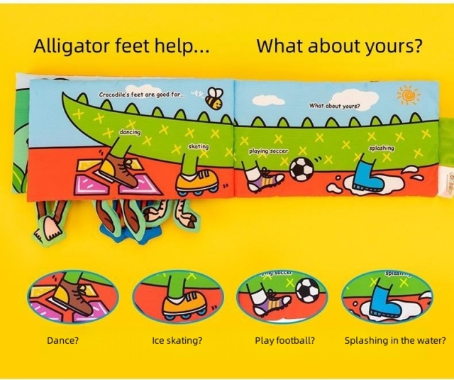 crocodile “whose feet