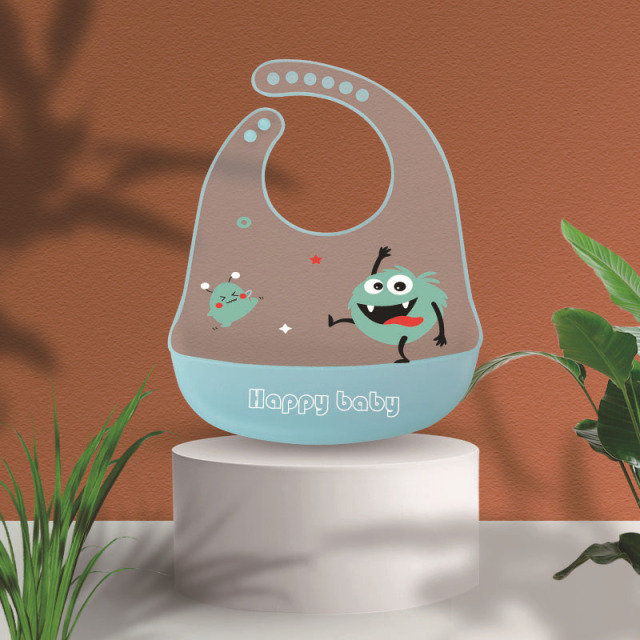 INS design baby bib, 3D baby bib, silicone bib for baby, light weight baby bib