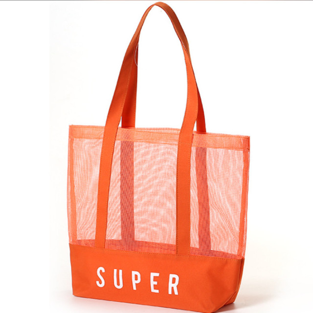 Mesh tote Beach Bags