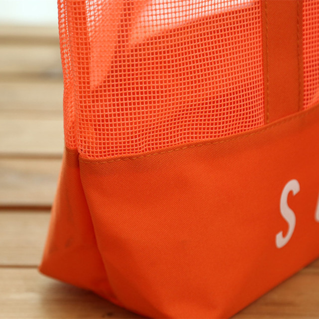 Mesh tote Beach Bags