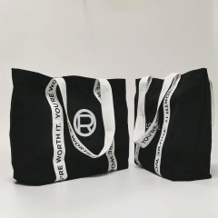 Customized canvas shopping bag