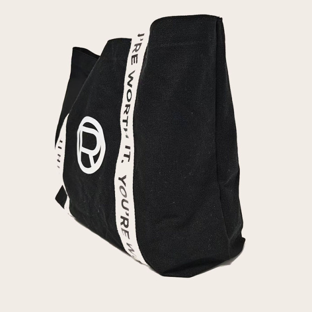 Customized canvas shopping bag