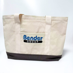Cotton Canvas Tote Bags With LOGO Embroidered