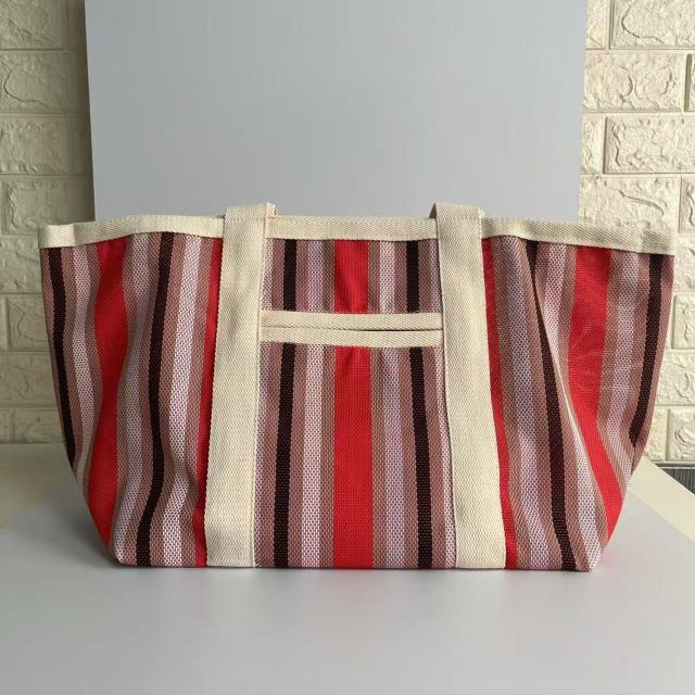 Fashionable Multicolor Shoulder Bag, Large Capacity Grass Woven Tote for Women's Daily Use