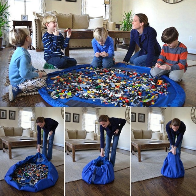 A toy storage mat, a toy play mat or tidying mat