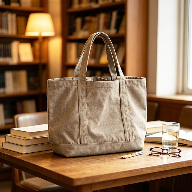 Thick canvas tote bag