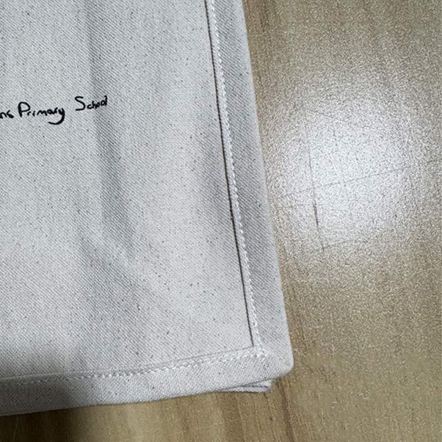Soft and smoothly draping cotton shopping bag.