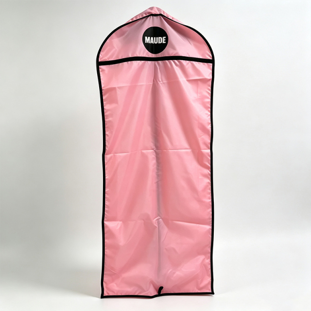 Pink polyester dust cover