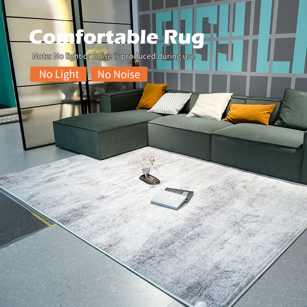 NujorWarm Graphene Electric Heated Carpet,Heater Warmer Area Rug Floor Heating Mat with Timer Living Room Bedroom Dining Room My 120V 1700W 160 * 230cm 5.2 * 7.5Ft