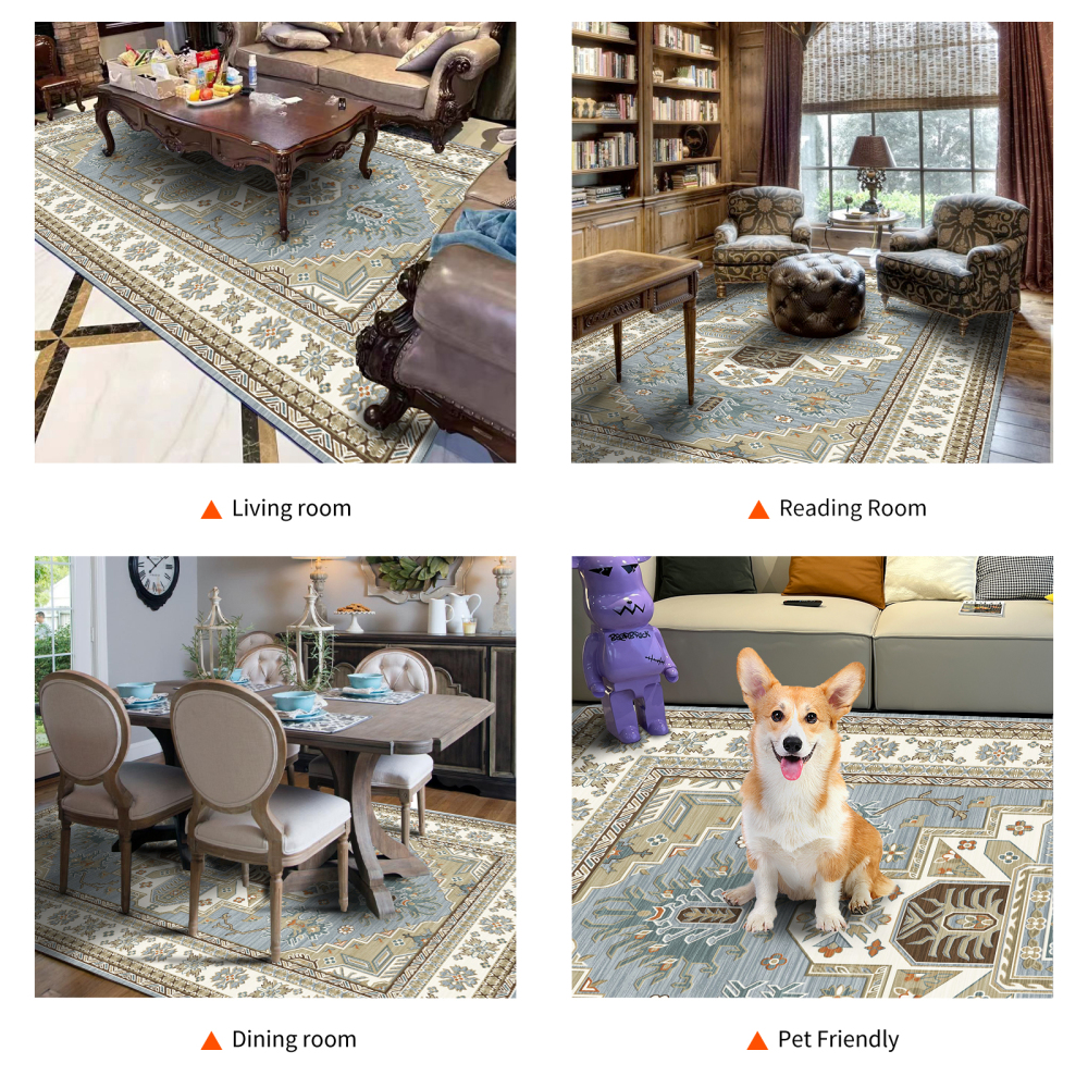 NujorWarm Graphene Electric Heated Carpet,Heater Warmer Area Rug Floor Heating Mat with Timer Living Room Bedroom Dining Room WY 120V 1700W 160 * 230cm 5.2 * 7.5Ft