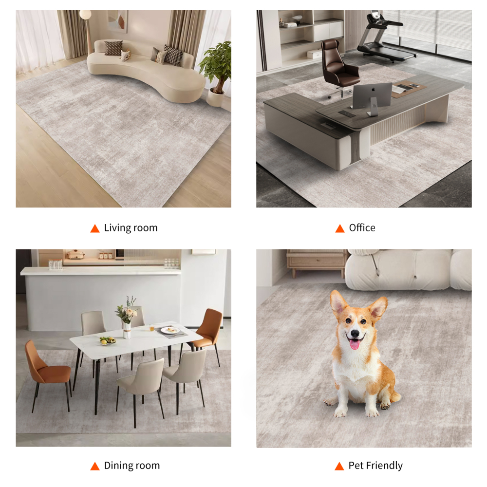 NujorWarm Graphene Electric Heated Carpet,Heater Warmer Area Rug Floor Heating Mat with Timer Living Room Bedroom Dining Room My 120V 1700W 160 * 230cm 5.2 * 7.5Ft