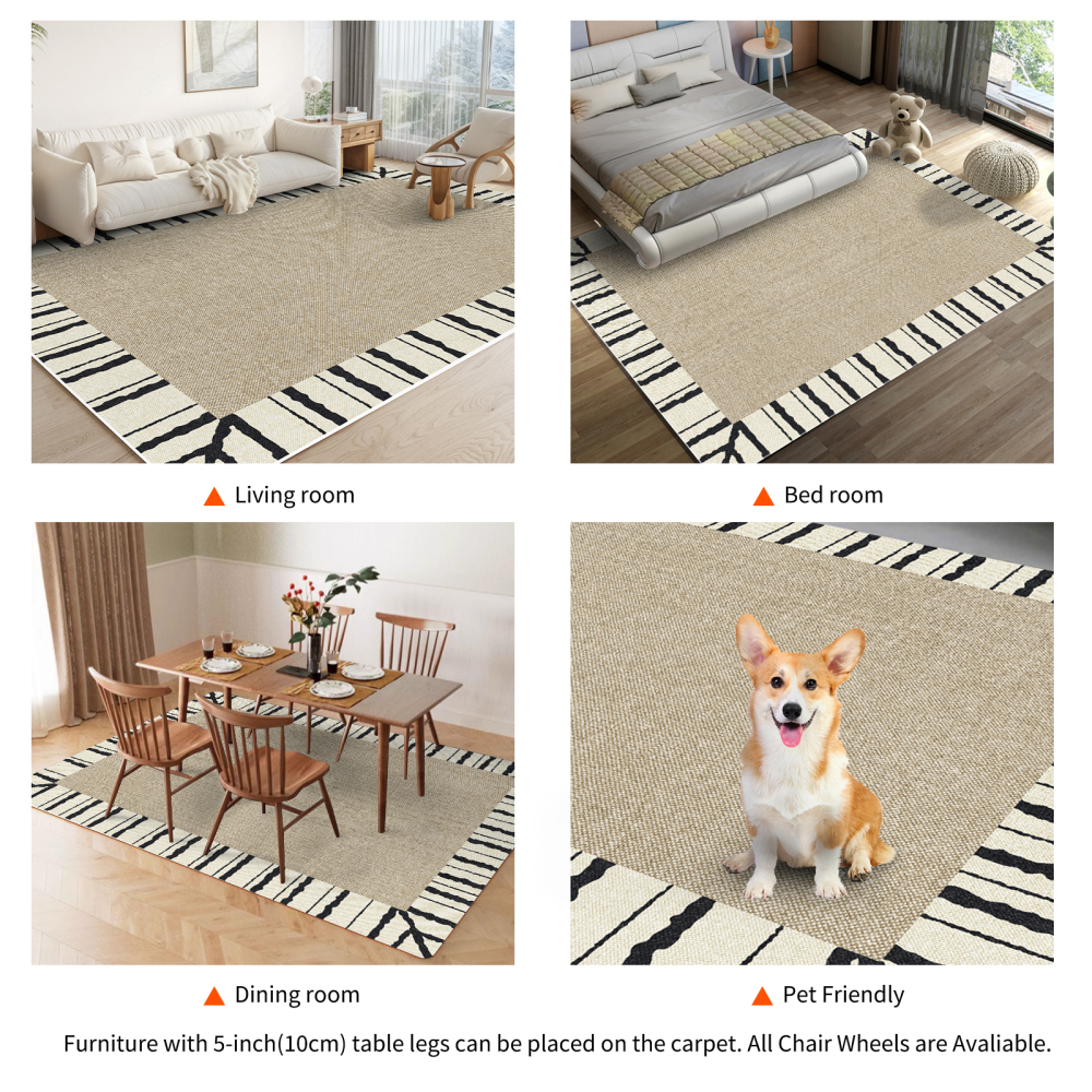 NujorWarm Graphene Electric Heating Rug,Heated Area Rug Floor Heating Mat Space Heater Foot Warmer  with Timer Living Room Bedroom Dining Room Yuanye 120V 220V 1500W 160x240cm