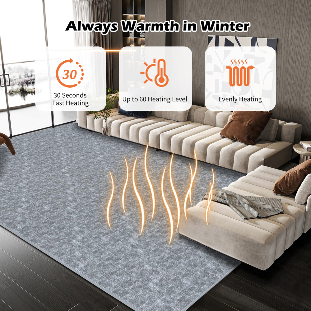 Heater Mat 150x200cm 120V 220V Moka