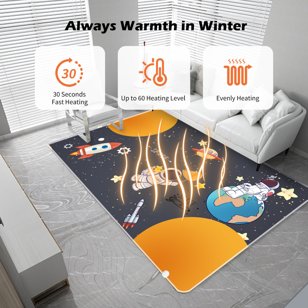 Heater Mat 150x200cm 120V 220V Space
