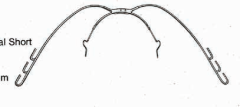 Cuspid Hook Face Bows