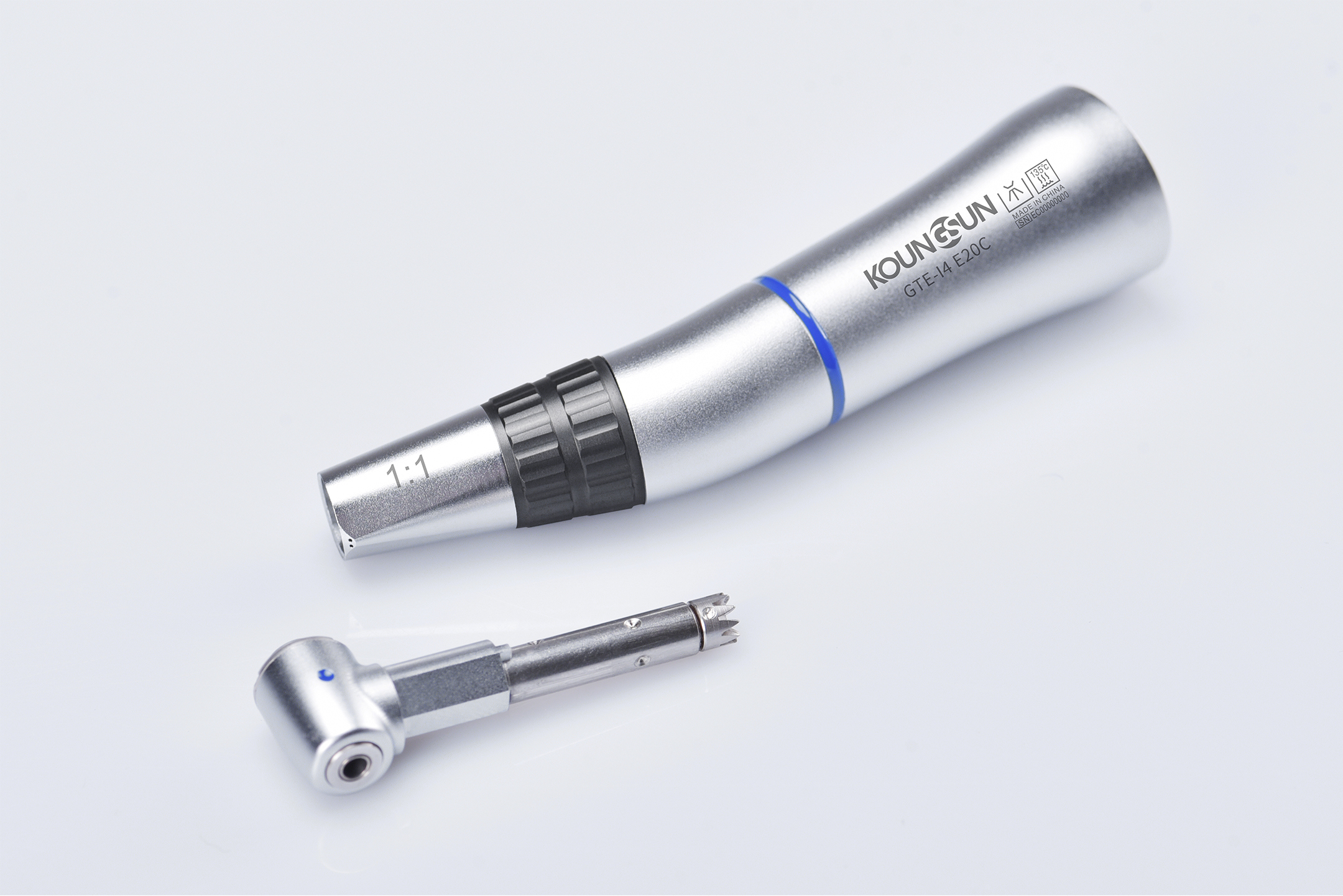 1:1 low speed handpiece (detachable head)