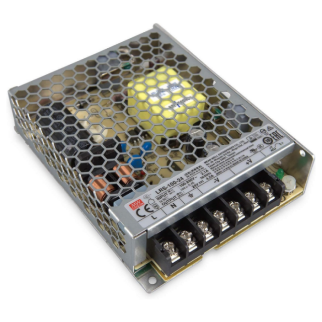 MEAN WELL LRS-100-24 108W 24V 4,5A Enclosed Switching Power Supply