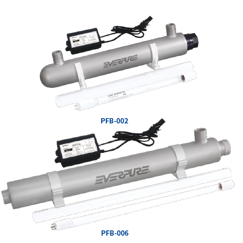 Water treatment uv light  PFB-002 PFB-006