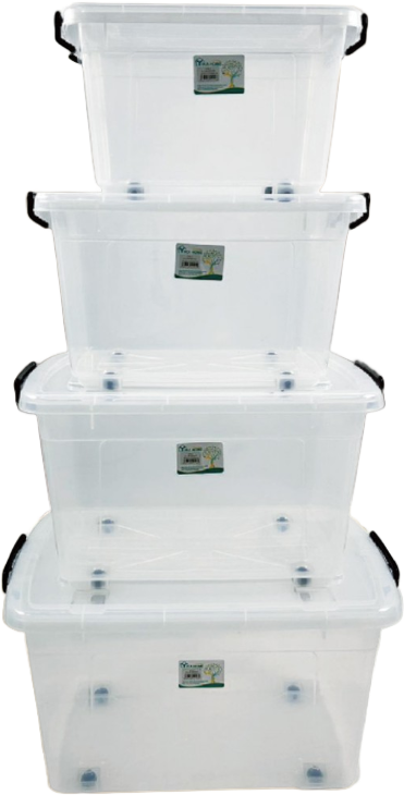 CAJA ORGANIZADORA MULTIUSOS CON RUEDAS 35L