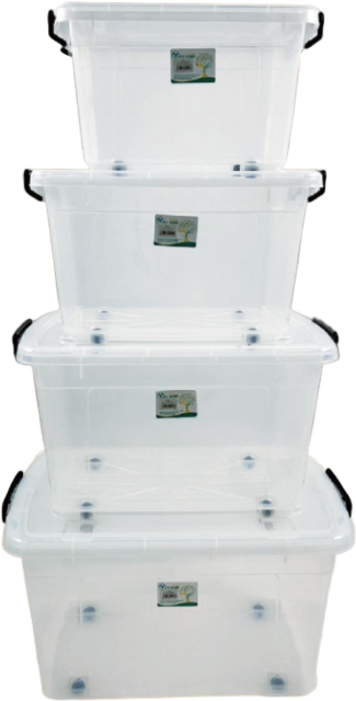 CAJA ORGANIZADORA MULTIUSOS CON RUEDAS 25L