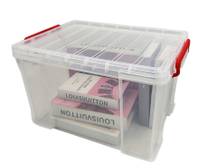 CAJA ORGANIZADORA MULTIUSOS CON TAPA 21L